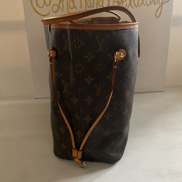 AUTHENTIC LOUIS VUITTON MONOGRAM NEVERFULL MM WITH DUST BAG - Picture 3 of 9